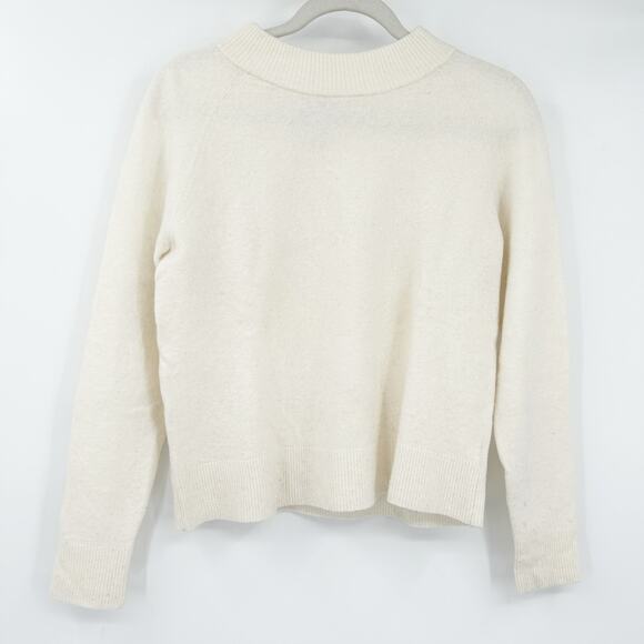 Athleta Womens Hawthorn Extra‎ Fine Merino Wool Blend Crewneck Sweater XS Dove - Picture 1 of 5